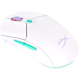 Mouse de gaming alb fără fir HyperX Pulsefire Haste 2 Core - Mouse