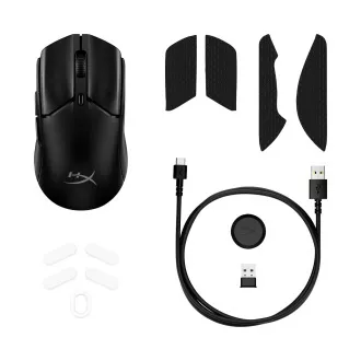 Mouse pentru jocuri HyperX Pulsefire Haste 2 Mini wireless negru - Mouse