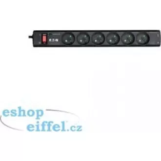 Eaton Protection Strip 6Tel @ FR, protecție la supratensiune, 6 prize, 1m