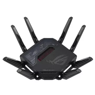 Router de jocuri ASUS ROG Rapture GT-BE98, WiFi 7, porturi duble 10G, AURA RGB, AiMesh Router de jocuri ASUS ROG Rapture GT-BE98, WiFi 7, porturi duble 10G, AURA RGB, AiMesh