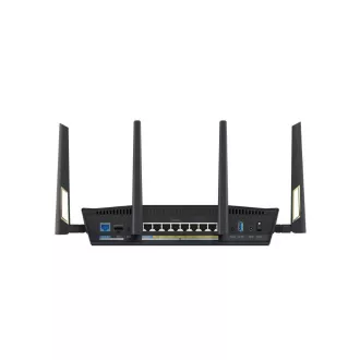 Router extensibil ASUS RT-BE88U Wi-Fi 7, AiMesh, Tethering mobil 4G/5G