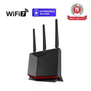 Router ASUS RT-BE86U, Router WiFi7 pentru jocuri, AiMesh, 2xWAN, 3xLAN, 1xUSB 3.2
