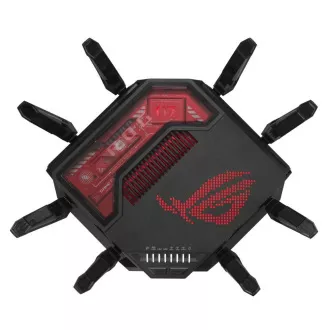 Router de jocuri ASUS ROG Rapture GT-BE19000, router WiFi7 cu 3 benzi, 2x WAN, 4x LAN, AiMesh