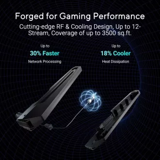 Router de jocuri ASUS ROG Rapture GT-BE19000, router WiFi7 cu 3 benzi, 2x WAN, 4x LAN, AiMesh