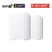 ASUS ZenWifi BT10 2-pack, WiFi7 Router extensibil, AiMesh, 2x WAN/LAN, 1x LAN, 1x 3.0