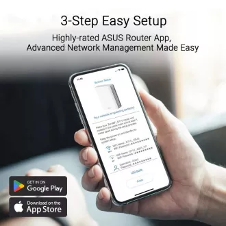 ASUS ZenWifi BT10 pachet de 3, router extensibil WiFi7, AiMesh, 2x WAN/LAN, 1x LAN, 1x 3.0
