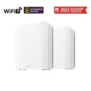 ASUS ZenWifi BT8 pachet de 2, router extensibil WiFi7, AiMesh, 1x WAN, 3x LAN, 1x 3.0