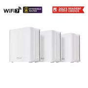 ASUS ZenWifi BD4 pachet de 3, router extensibil WiFi7, AiMesh, 2x WAN/LAN
