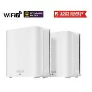 ASUS ZenWifi BD4 pachet de 2, router extensibil WiFi7, AiMesh, 2x WAN/LAN