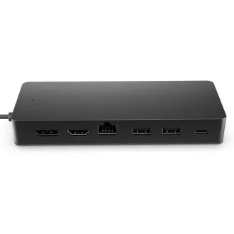 Dock HP - Hub universal USB-C multiport (2x USB-A 3.2, 1xUSB-C, 1xHDMI 2.0, 1xDP 1.2, USB-C 65W, RJ45, fără sursă de alimentare)