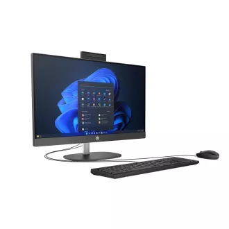 HP AIO ProOne 240 G10 AiO 23.8 NT Ultra5 125U, 16GB, 512GB NVMe, WiFi 6 + BT, tastatură și mouse, 90W, gri, HDMI, Win11Pro