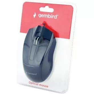 Mouse GEMBIRD MUS-3B-01, cu fir, optic, 1000 dpi, USB, negru