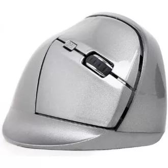 Mouse GEMBIRD MUSW-ERGO-01, vertical, wireless, receptor USB, negru