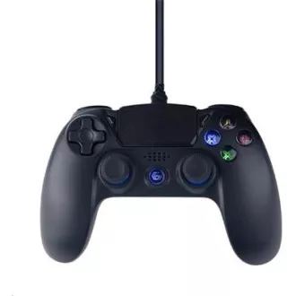 Gamepad GEMBIRD PD-PS4U-01 pentru PS4 și PC, vibrator, 3m
