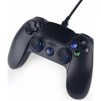 Gamepad GEMBIRD PD-PS4U-01 pentru PS4 și PC, vibrator, 3m