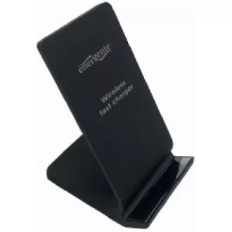GEMBIRD Încărcător QI fără fir, 10W, cu suport, negru GEMBIRD Încărcător QI fără fir, 10W, cu suport, negru