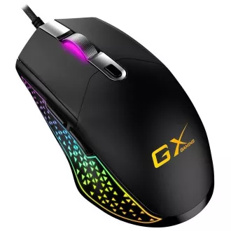 GENIUS mouse GX GAMING Scorpion M705, cu fir, iluminare din spate RGB, 800-7200 dpi, USB, 6 butoane, negru