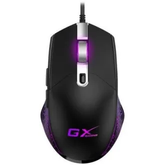 GENIUS mouse GX GAMING Scorpion M705, cu fir, iluminare din spate RGB, 800-7200 dpi, USB, 6 butoane, negru - Utilizat
