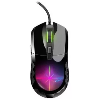 Mouse GENIUS GX GAMING Scorpion M715, cu fir, retroiluminare 3D RGB, 800-7200 dpi, USB, 6 butoane, negru