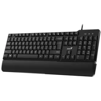 GENIUS Keyboard KB-100XP, cu fir, Ergo mat, USB, layout CZ SK