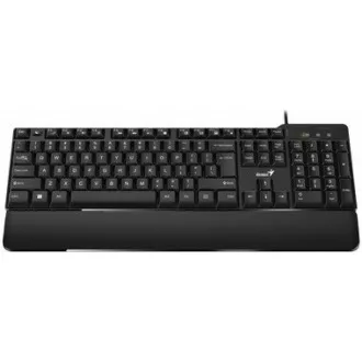 GENIUS Keyboard KB-100XP, cu fir, Ergo mat, USB, layout CZ SK
