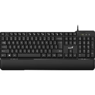 GENIUS Keyboard KB-100XP, cu fir, Ergo mat, USB, layout CZ SK