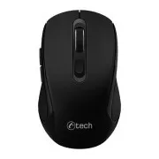 C-TECH mouse Dual mode, wireless, 1600DPI, 6 butoane, negru, receptor USB nano