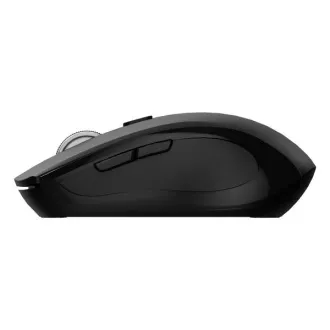 Mouse C-TECH Mod dublu WLM-12BK, wireless, 1600 DPI, 6 butoane, negru, nano receptor USB