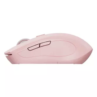 Mouse C-TECH Mod dublu WLM-12PK, wireless, 1600 DPI, 6 butoane, roz, nano receptor USB