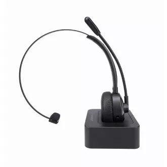 Cască GEMBIRD BTHS-M-01, potrivită pentru centrele de apeluri, microfon, Bluetooth, negru Cască GEMBIRD BTHS-M-01, potrivită pentru centrele de apeluri, microfon, Bluetooth, negru