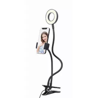 GEMBIRD selfie corner LED ring cu suport pentru telefon, USB GEMBIRD selfie corner LED ring cu suport pentru telefon, USB