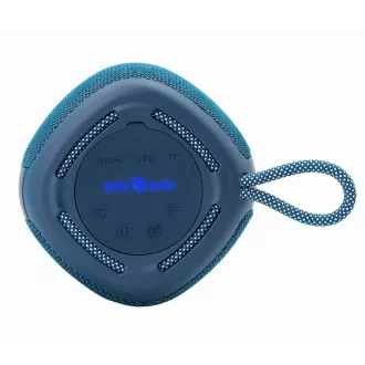 GEMBIRD Repro SPK-BT-LED-03-B, Bluetooth, 5W, iluminare LED RGB, albastru