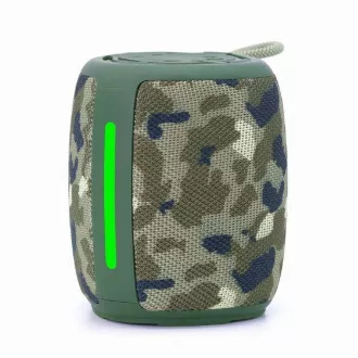 GEMBIRD Repro SPK-BT-LED-03-CM, Bluetooth, 5W, iluminare LED RGB, Camo