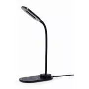 Încărcător wireless QI GEMBIRD, 10W, cu lampă LED, negru