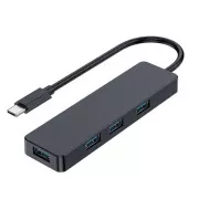 Hub GEMBIRD, 4 porturi USB 3.1 (Gen 1), Type-C