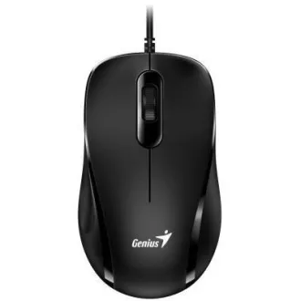 Mouse GENIUS DX-101, cu fir, 1200 dpi, USB, negru