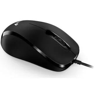 Mouse GENIUS DX-101, cu fir, 1200 dpi, USB, negru