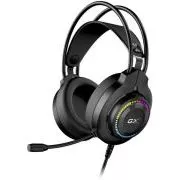 Căști GENIUS cu microfon GX GAMING HS-GX580U, USB, RGB, negru