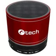 Boxă C-TECH SPK-08R, bluetooth, roșie