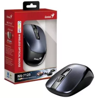 Mouse GENIUS NX-7125 Gri fier/ 1200 dpi/ wireless/ Copilot/ gri metalizat