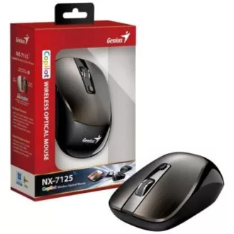 Mouse GENIUS NX-7125 Ciocolată/ 1200 dpi/ wireless/ Copilot/ maro ciocolată