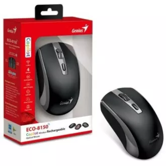 Mouse GENIUS ECO-8150/ 1200 dpi/ wireless/ reîncărcabil/ Copilot/ negru-gri Mouse GENIUS ECO-8150/ 1200 dpi/ wireless/ reîncărcabil/ Copilot/ negru-gri