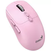 Mouse GENIUS NX-8080S BT/ Bluetooth dual + 2.4 GHz/ 1600 dpi/ Copilot/ wireless/ silențios/ roz