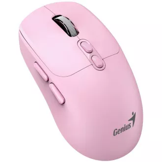 Mouse GENIUS NX-8080S BT/ Bluetooth dual + 2.4 GHz/ 1600 dpi/ Copilot/ wireless/ silențios/ roz