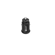 Încărcător auto C-TECH UCC-03, 2xUSB, negru