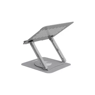 Suport laptop C-TECH Quallis NTS-200, reglabil până la 16", metalic