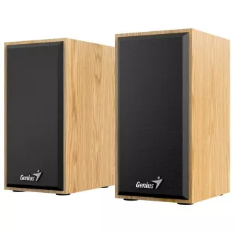 Boxă GENIUS SP-HF180, mufă de 3,5 mm, 6 W, lemn deschis
