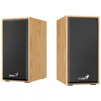 Boxă GENIUS SP-HF180, mufă de 3,5 mm, 6 W, lemn deschis
