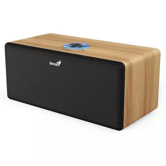 Boxă GENIUS SP-HF505BT, BT, mufă de 3,5 mm, 20 W, lemn deschis