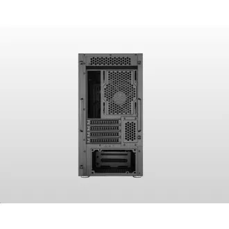 Carcasă Cooler Master Silencio S400 din oțel, mATX, 2 ventilatoare de 120 mm, neagră
